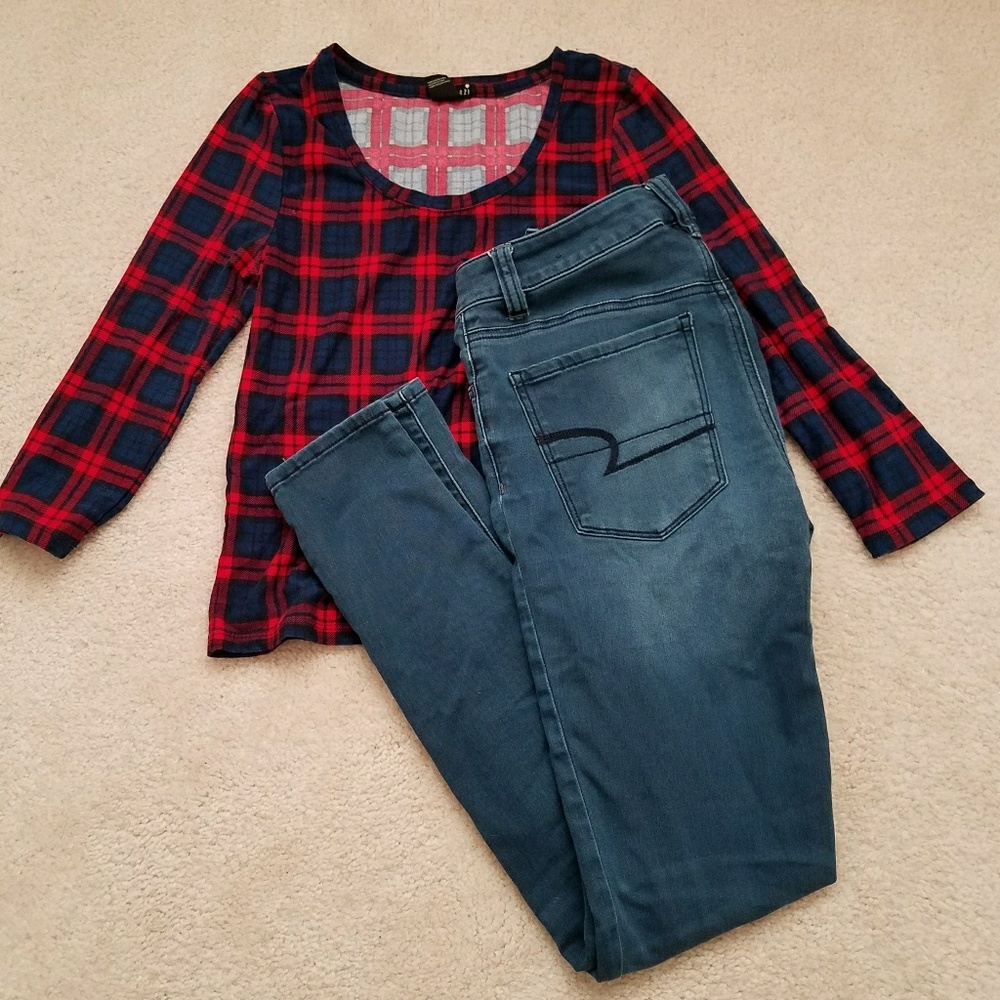 American Eagle high rise Jeans